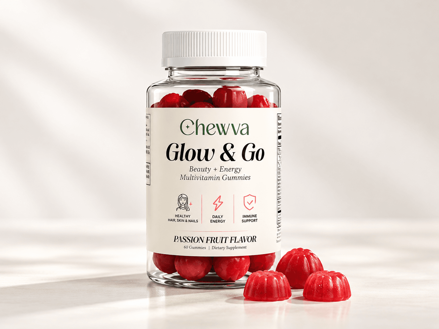 Glow & Go: Beauty + Energy Multivitamin Gummies